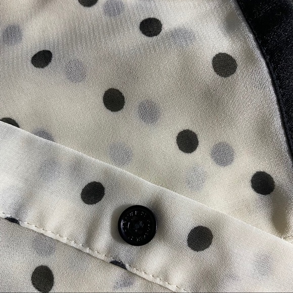 Shear Polka Dot Tank Top - Picture 5 of 9